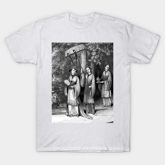 Chinese noble women vintage art T-Shirt by Marccelus